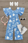 Blue Hearts Jumpsuit