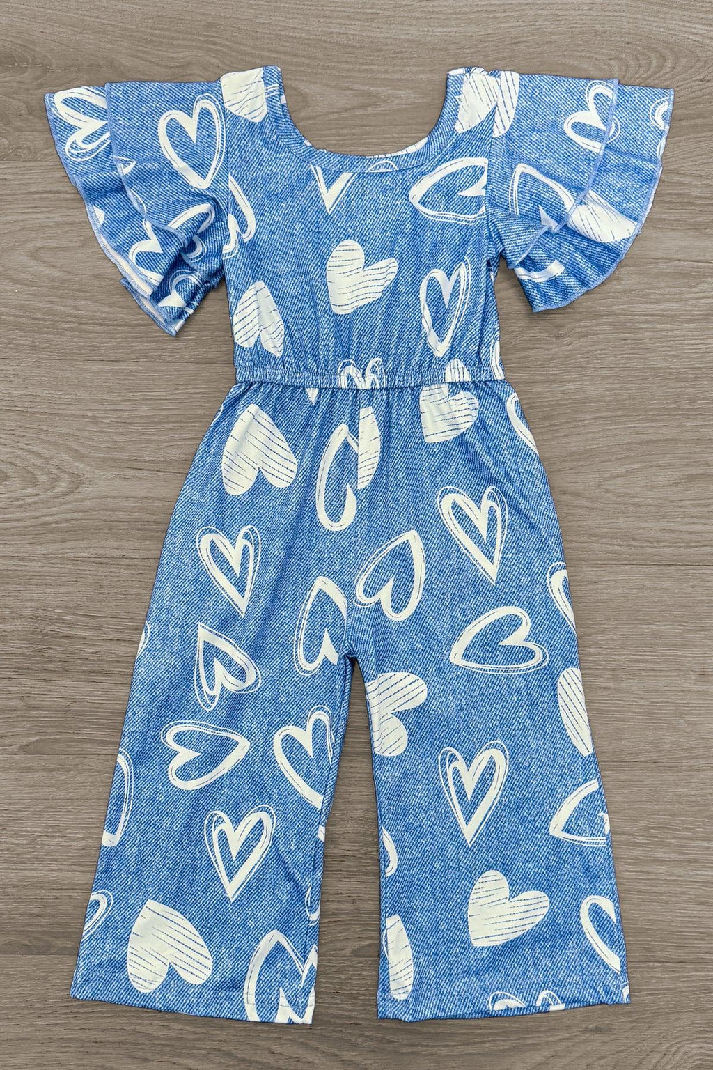 Blue Hearts Jumpsuit