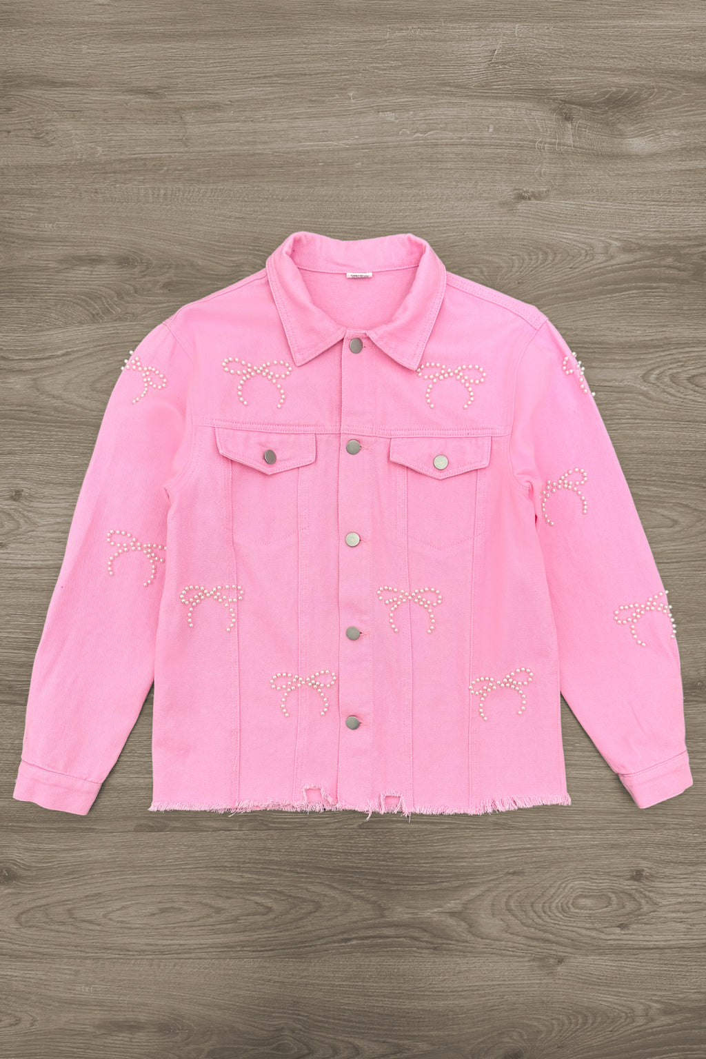 Mom & Me - Pink Pearl Denim Jacket