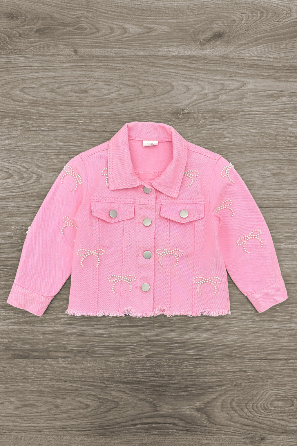 Mom & Me - Pink Pearl Denim Jacket