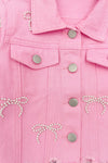Mom & Me - Pink Pearl Denim Jacket
