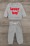 "Lover Boy" Waffle Knit Lounge Set