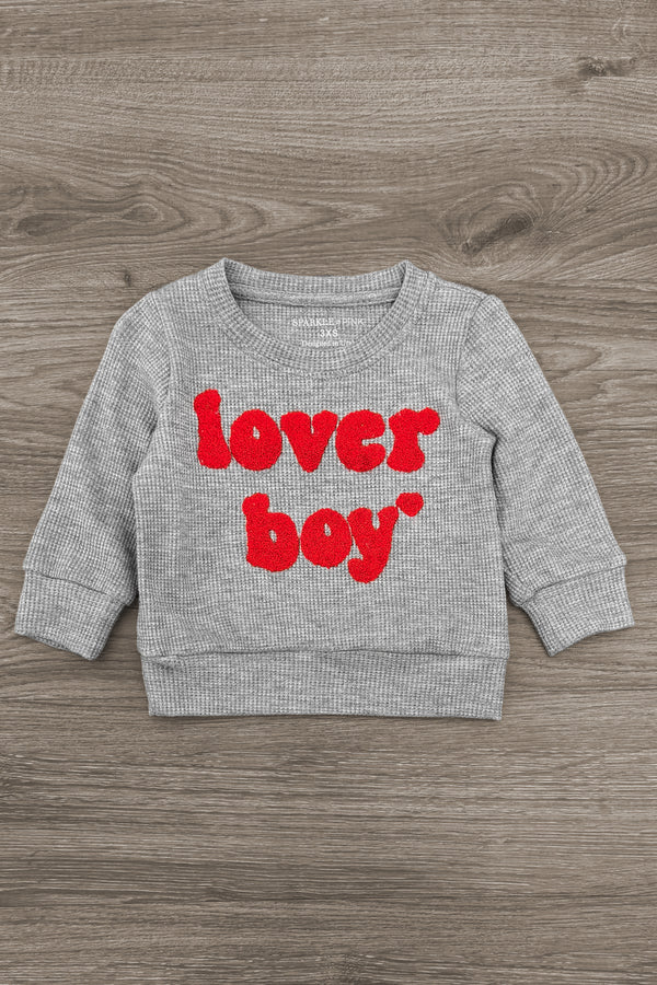 "Lover Boy" Waffle Knit Lounge Set