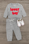 "Lover Boy" Waffle Knit Lounge Set