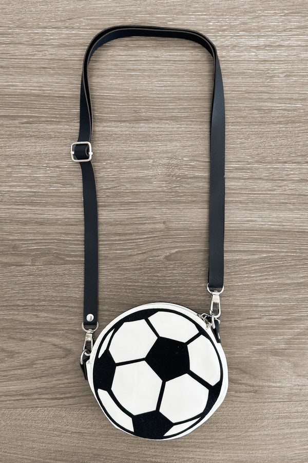 Soccer Ball Purse - Sparkle in Pink