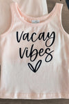 Mom & Me - "Vacay Vibes" Tank Top - Sparkle in Pink