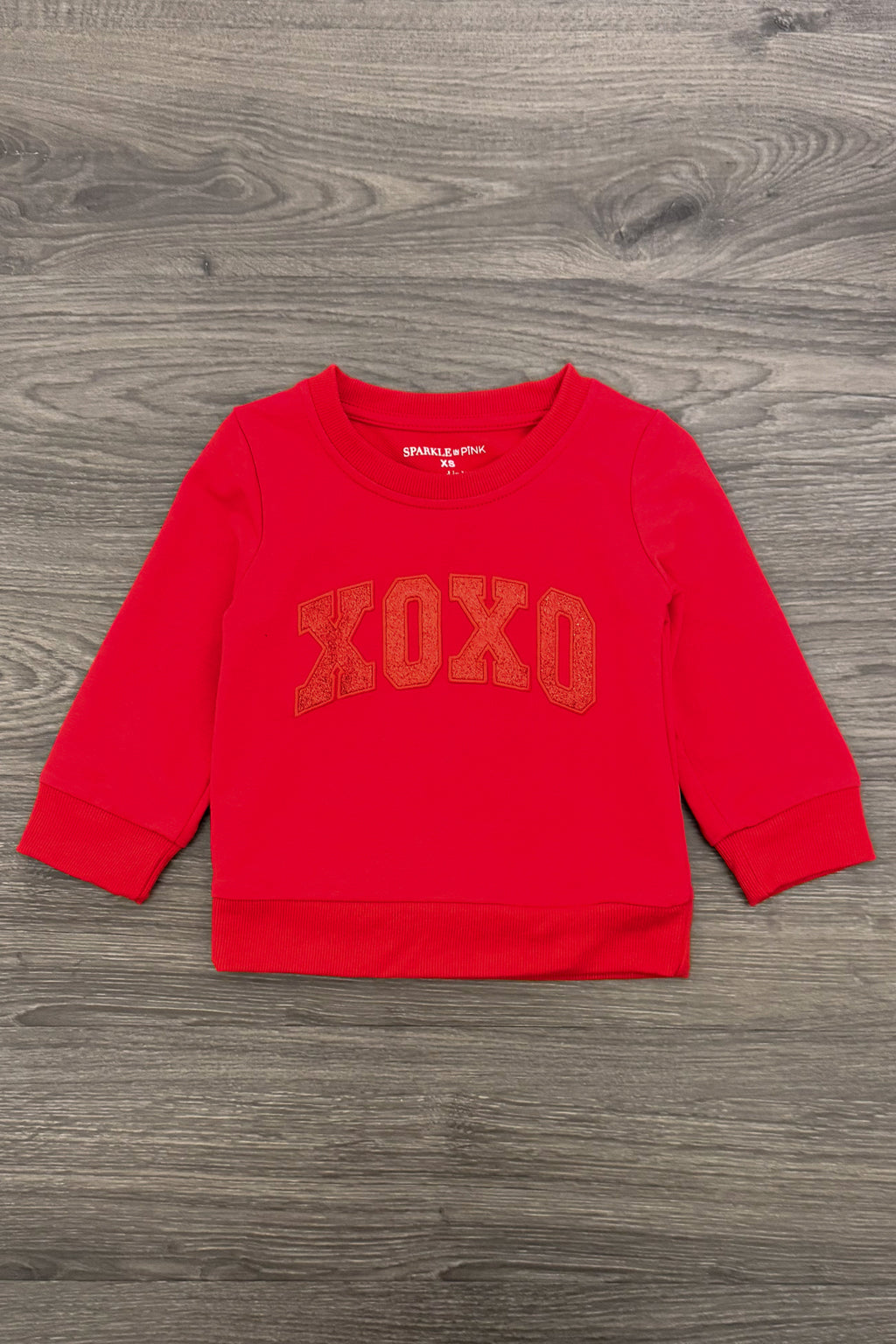 "XOXO" Heart Denim Pant Set