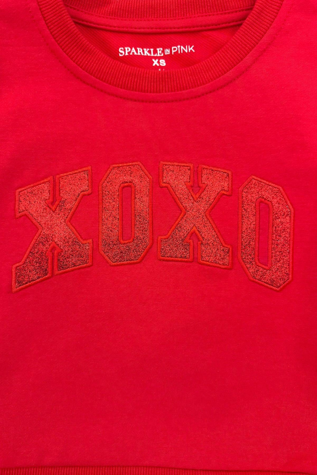 "XOXO" Heart Denim Pant Set