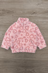 Mom & Me - Pink Heart Sherpa Pullover