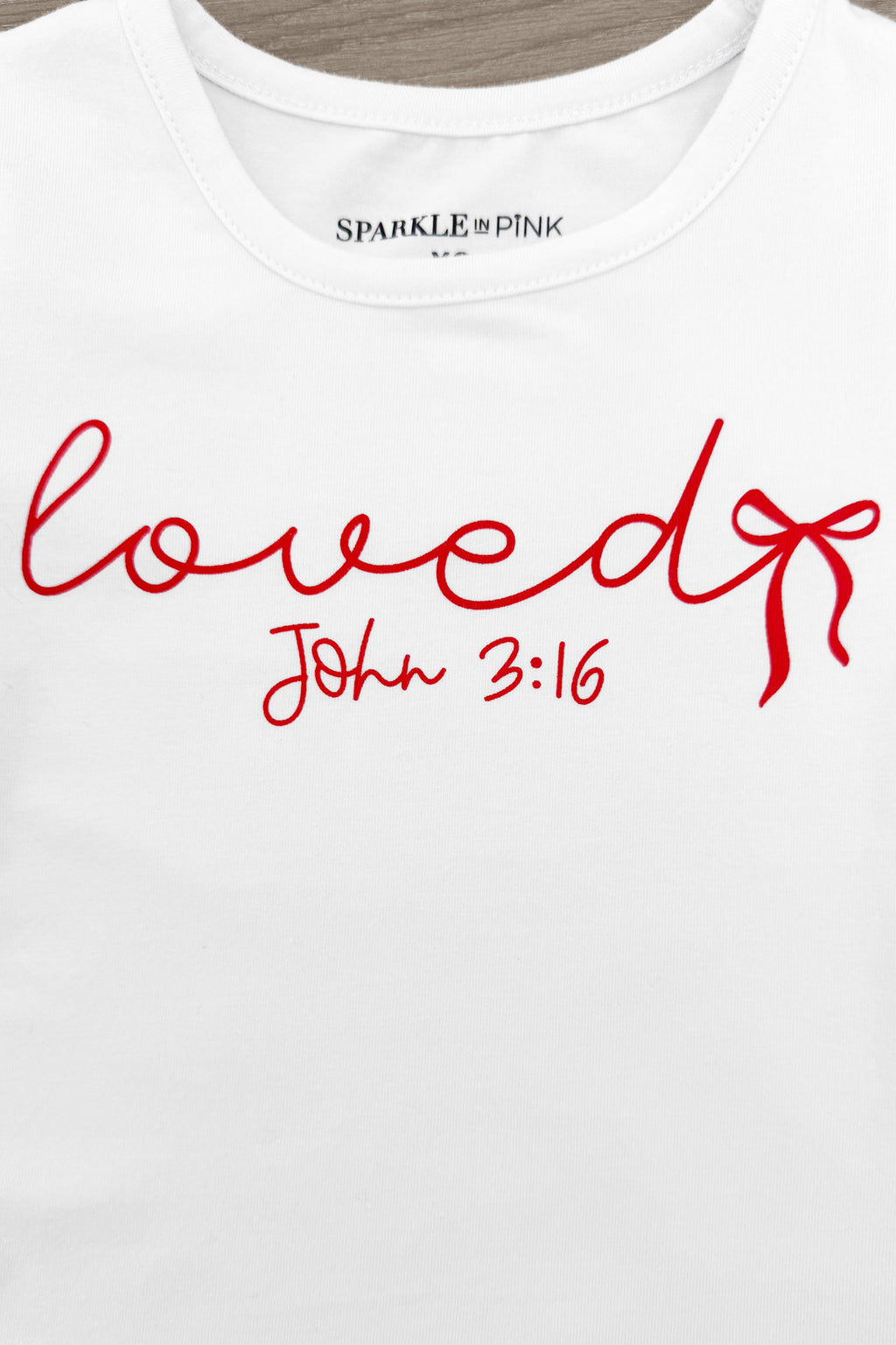 "Loved, John 3:16" Denim Pant Set