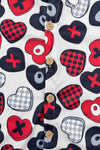 Candy Hearts Button Down Top