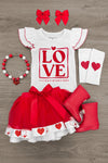 "Love, All Day Every Day" Tutu Skirt Set