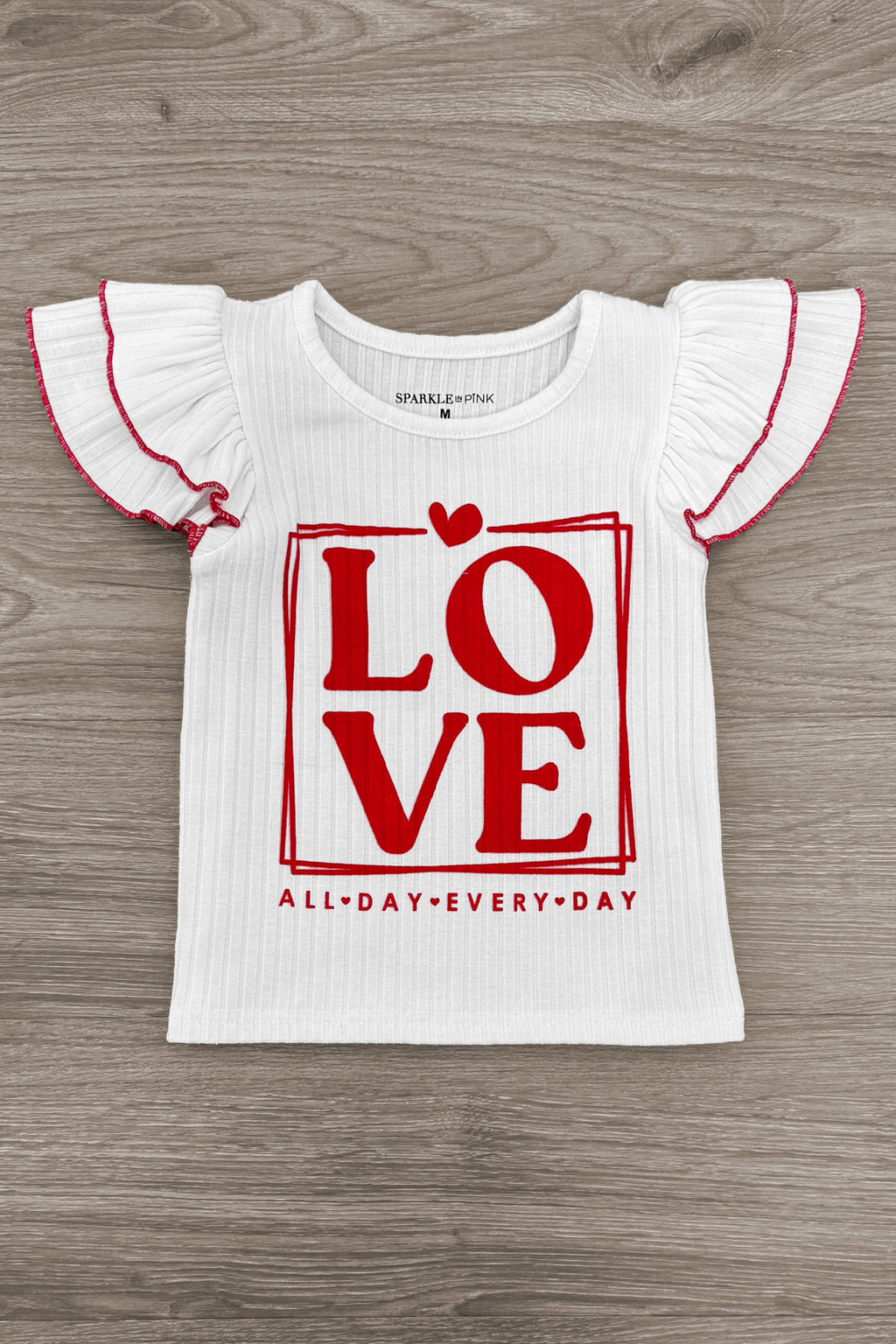 "Love, All Day Every Day" Tutu Skirt Set