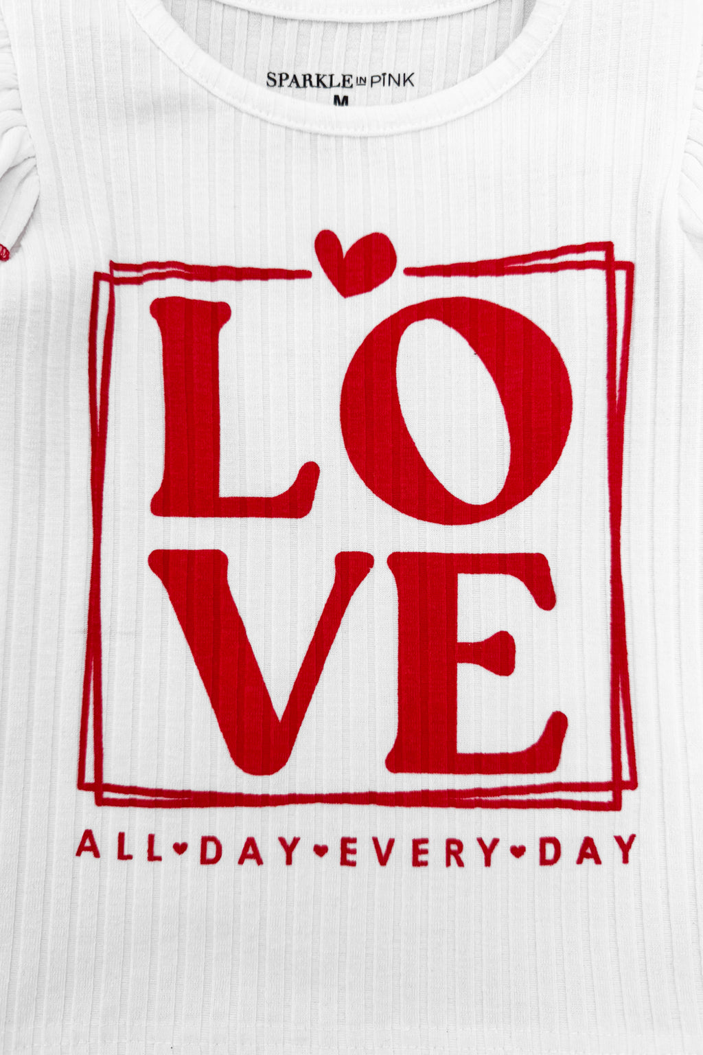 "Love, All Day Every Day" Tutu Skirt Set