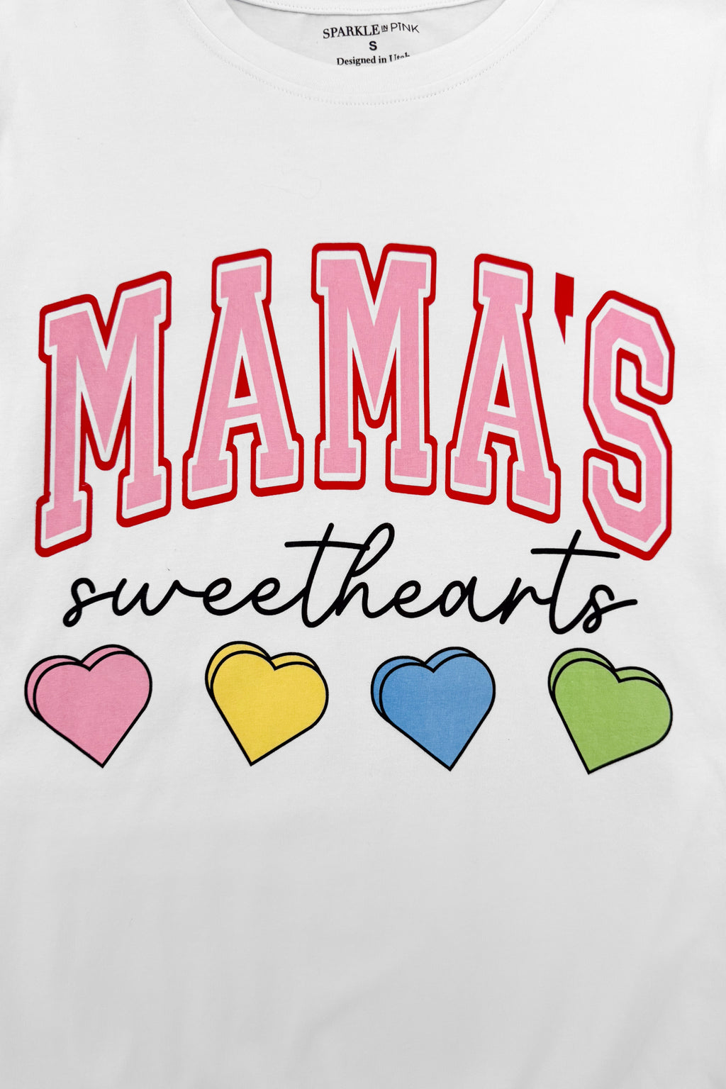 Mom & Kid - "Mama's Sweethearts & Sweet Heart" Top