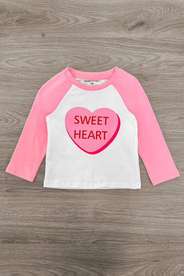 Mom & Kid - "Mama's Sweethearts & Sweet Heart" Top