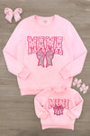 Mom & Me - "Mama & Mini" Pink Sweatshirt