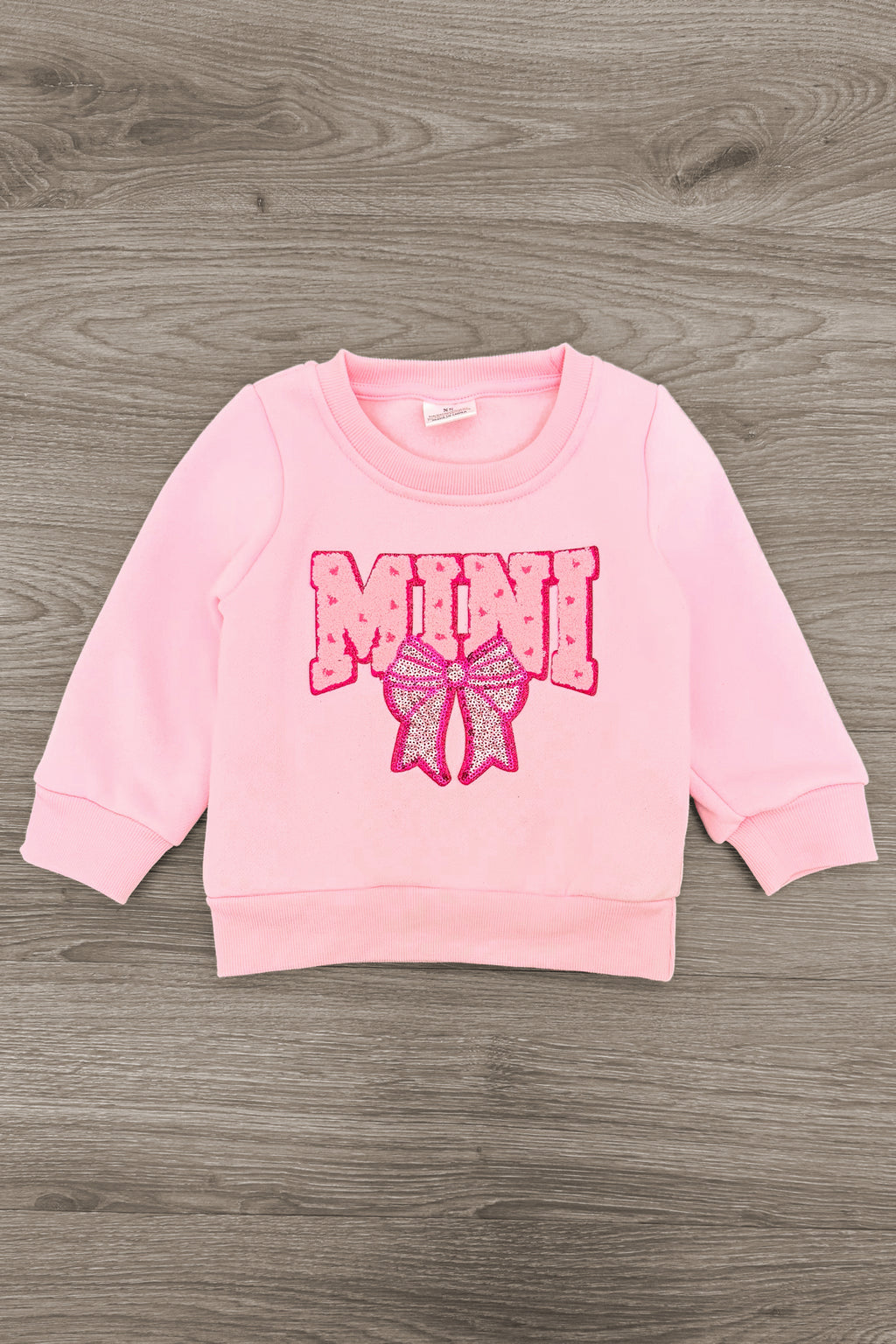 Mom & Me - "Mama & Mini" Pink Sweatshirt