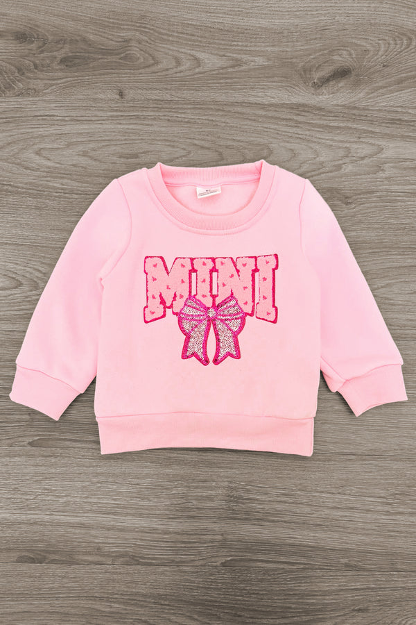 Mom & Me - "Mama & Mini" Pink Sweatshirt