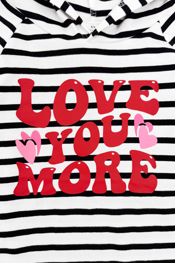 "Love You More" Red Flare Pant Set