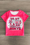 "On My Moms Last Nerve" Denim Short Set - Sparkle in Pink