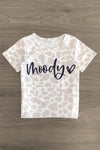 "Moody" Cow Print Denim Short Set - Sparkle in Pink