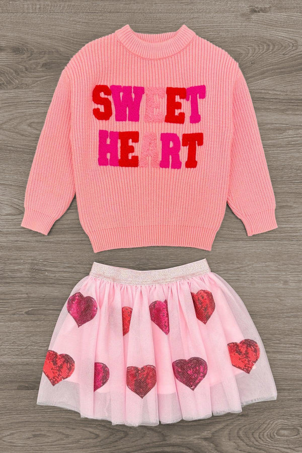 "Sweet Heart" Tutu Skirt Set