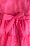 Mom & Me - Hot Pink Swiss Dot Dress - Sparkle in Pink