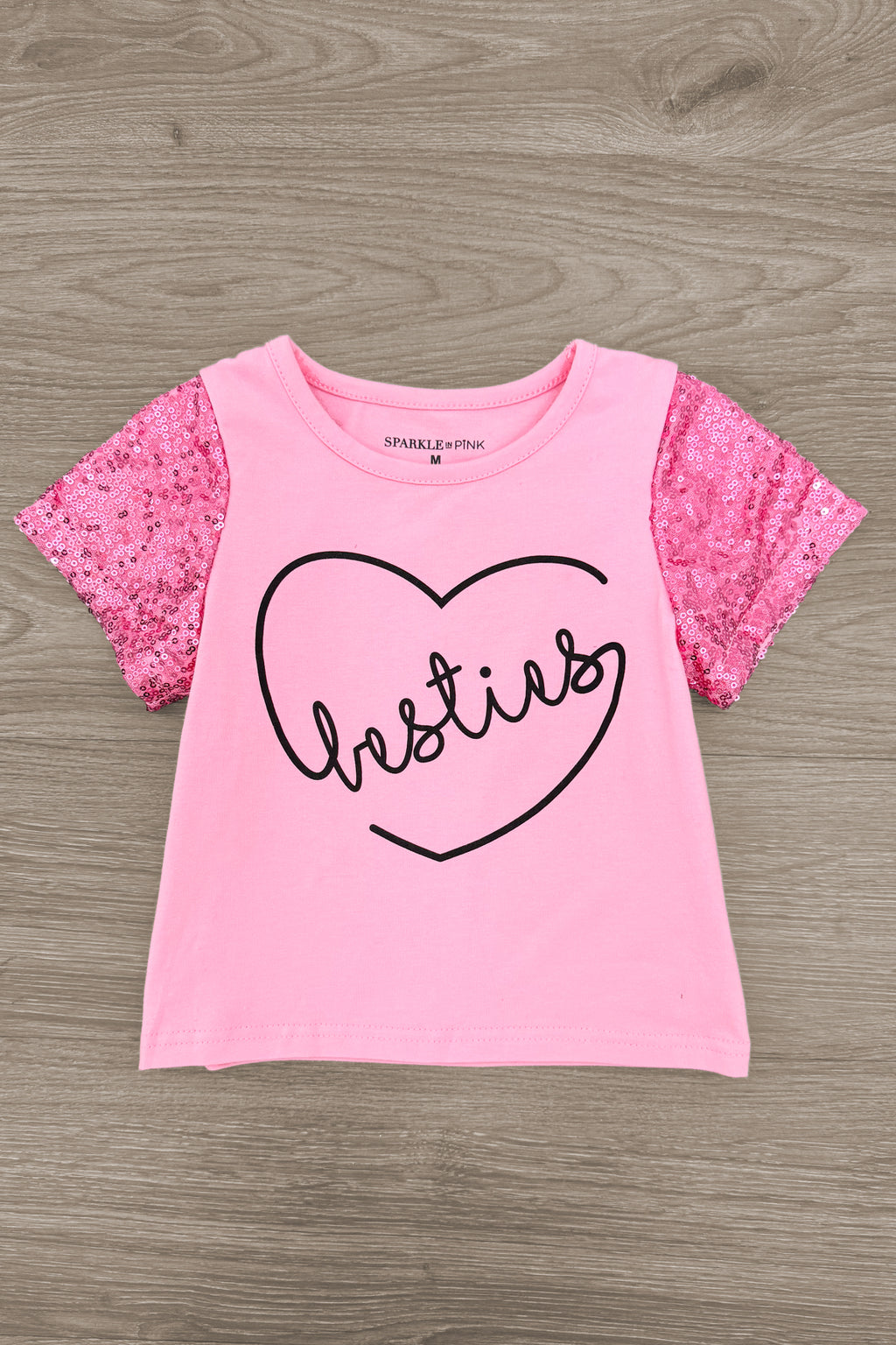 "Besties" Sequin Tutu Skirt Set