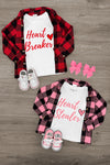 "Heart Breaker & Heart Stealer" Flannel Set - Boy or Girl