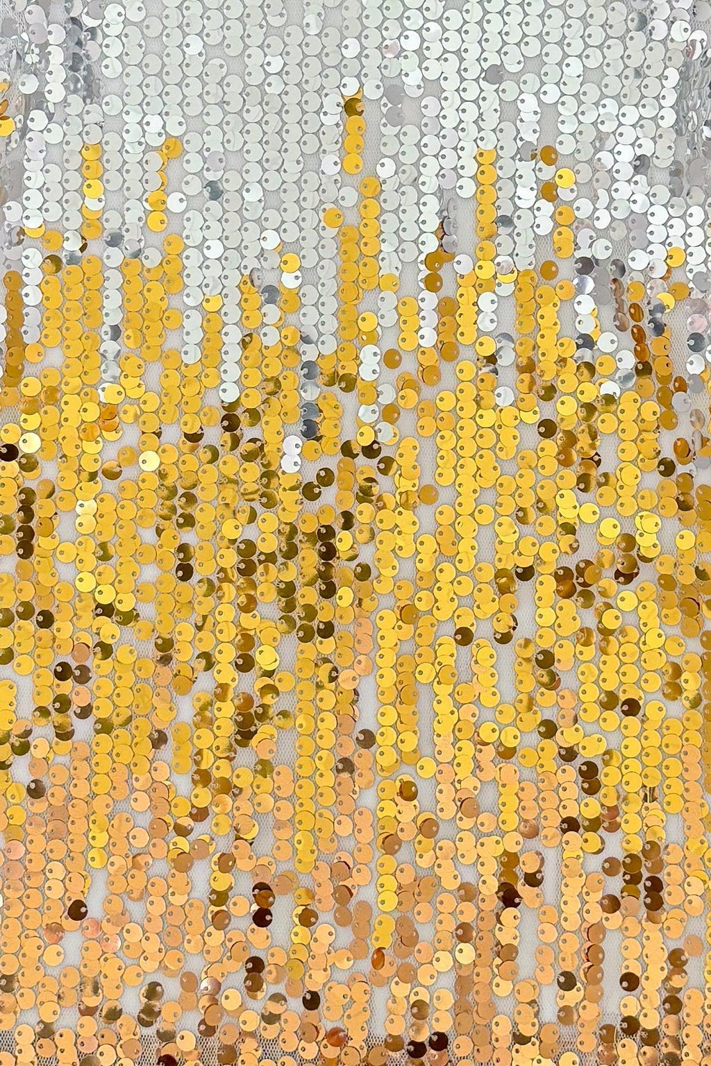 Mom & Me - Silver & Gold Sequin Dress