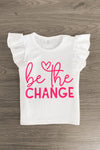 "Be The Change" Hot Pink Short Set - Sparkle in Pink