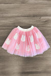 Pink Sequin Bunny Tutu Skirt - Sparkle in Pink
