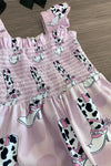 Pastel Cowgirl Boots Jumpsuit - Sparkle in Pink