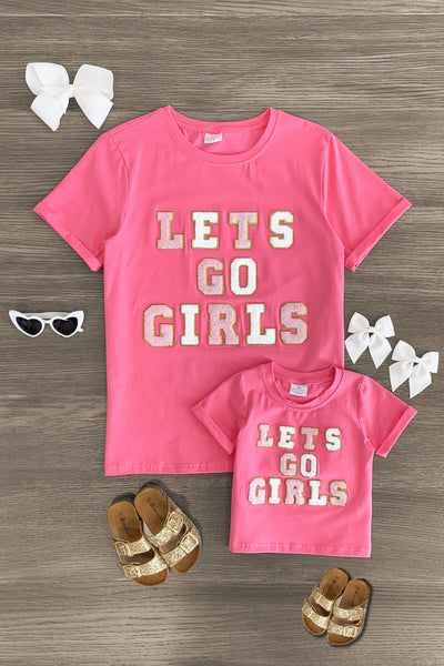 レディースファッション Precious Moments Girls Moms Make Love Grow T-Shirt, Pink, Small IMG_9075-Edit_c81f3b76-6ec1-