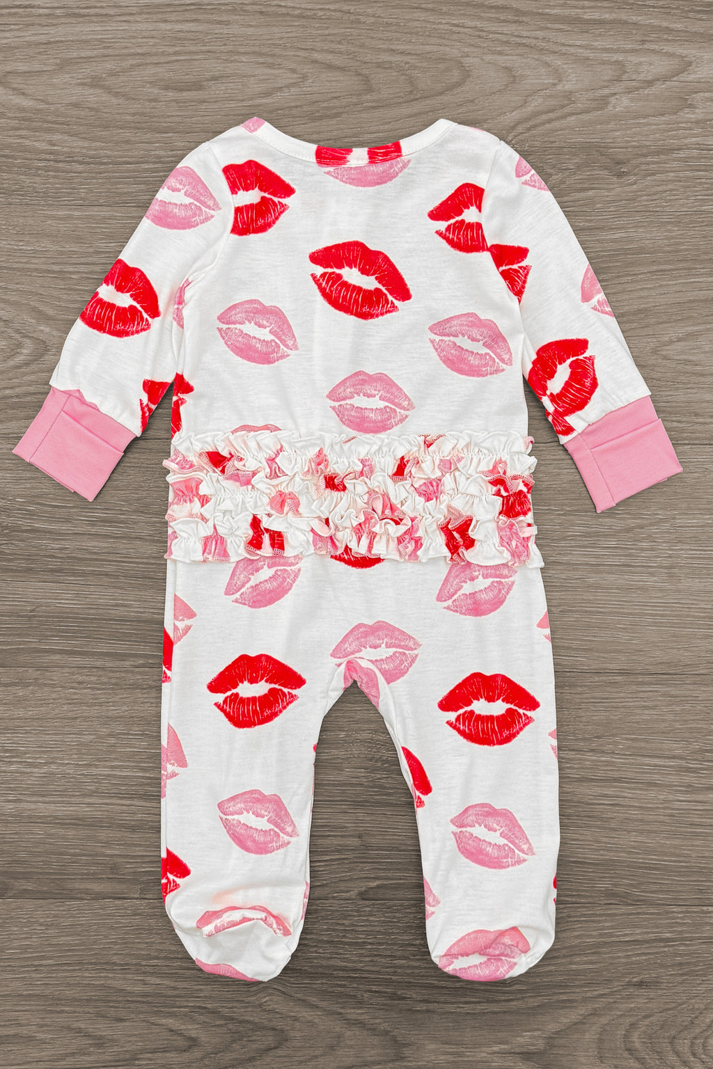 Mom & Me - White Lipstick Kiss Pajamas