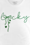 Mom & Me - "Lucky" Bow Top | Sparkle in Pink