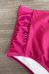 Mom & Me - Plum Stripe Bikini - Sparkle in Pink