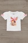 Bunny Bows Pink Glitter Skirt Set | Sparkle in Pink