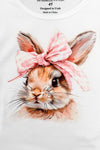 Bunny Bows Pink Glitter Skirt Set | Sparkle in Pink
