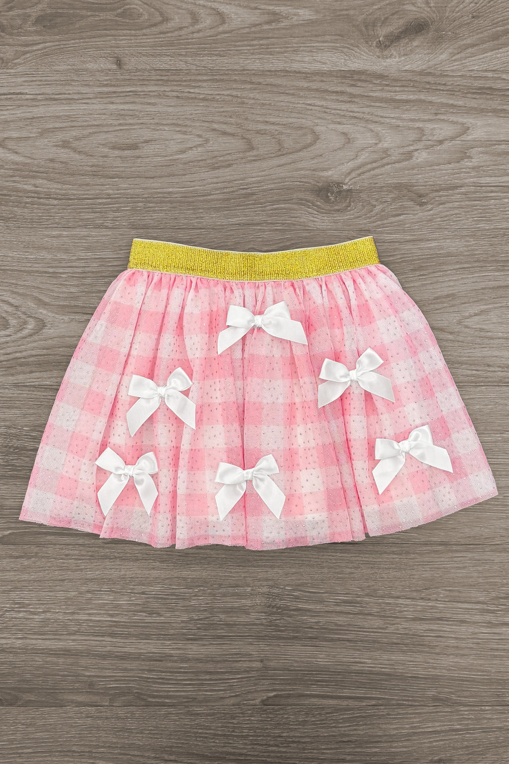Bunny Bows Pink Glitter Skirt Set | Sparkle in Pink