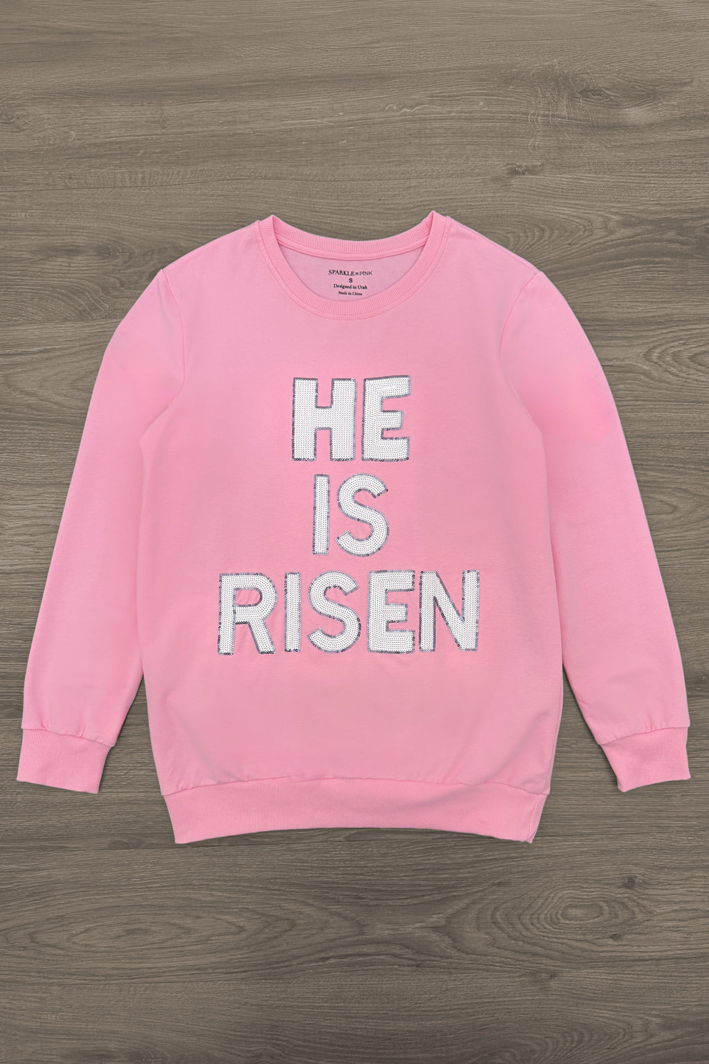 Mom & Me - "He Is Risen" Top & Skirt Set | Sparkle in Pink