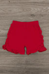Blue & Red Striped Baseball Short Set | Sparkle in Pink
