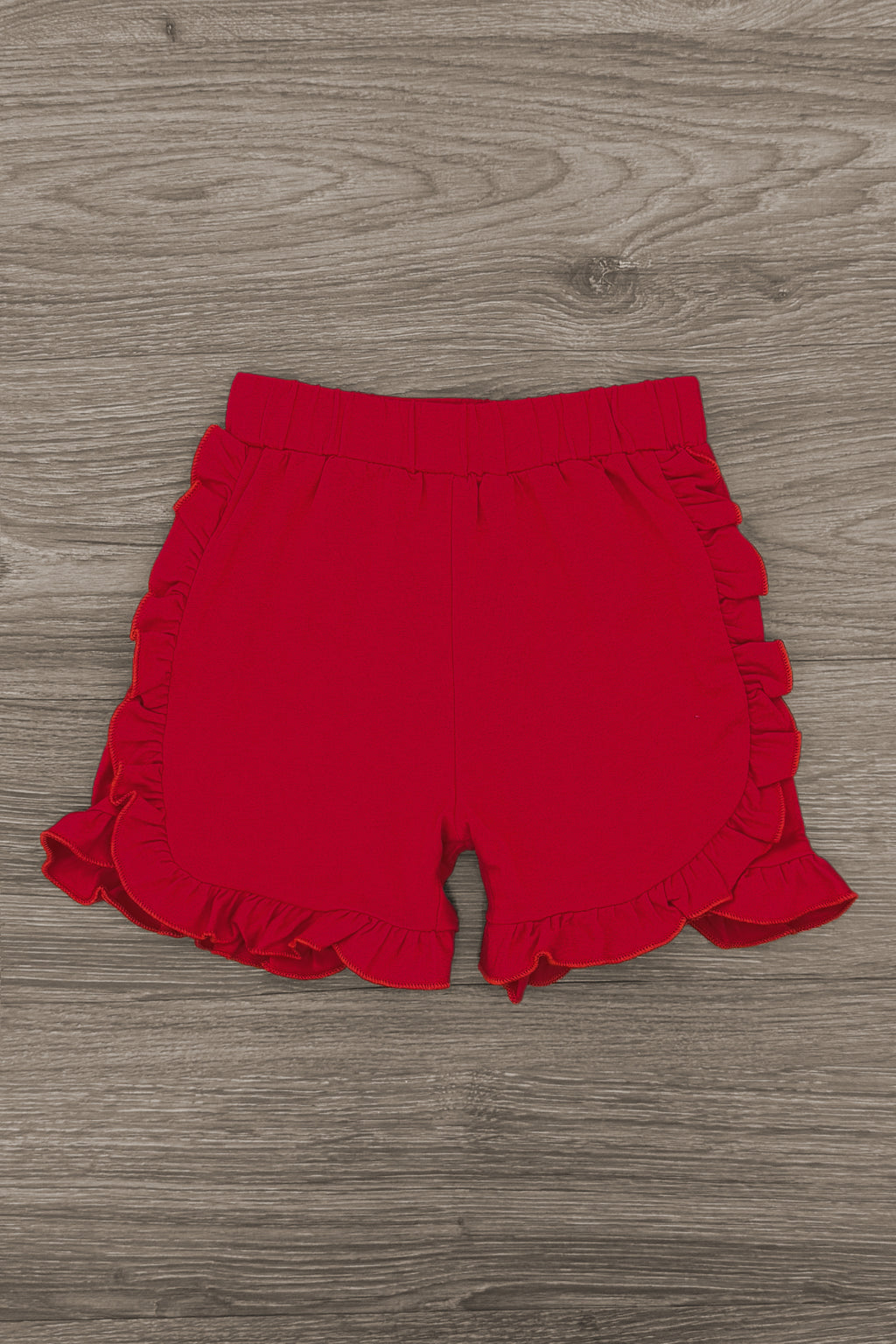 Blue & Red Striped Baseball Short Set | Sparkle in Pink