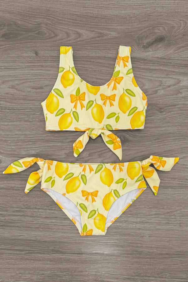 Lemon Bow Bikini | Sparkle in Pink