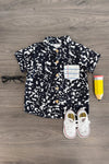 Composition Notebook Button Down Top | Sparkle in Pink