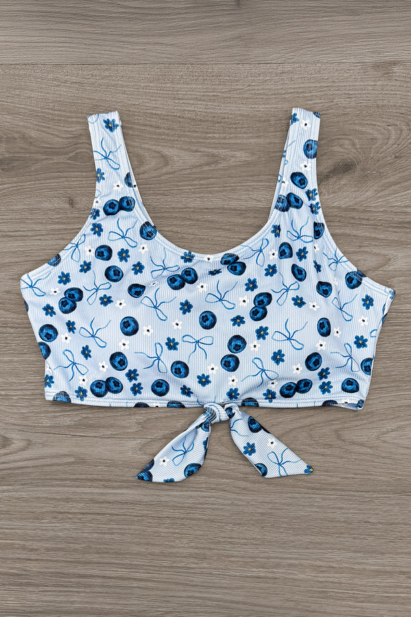 Mom & Me - Blueberries & Bows Bikini | Sparkle in Pink