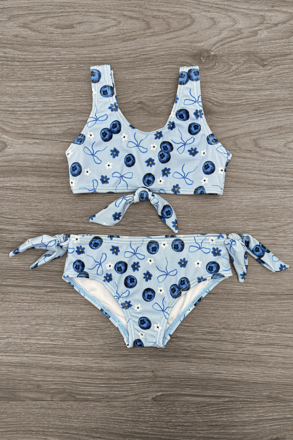 Mom & Me - Blueberries & Bows Bikini | Sparkle in Pink