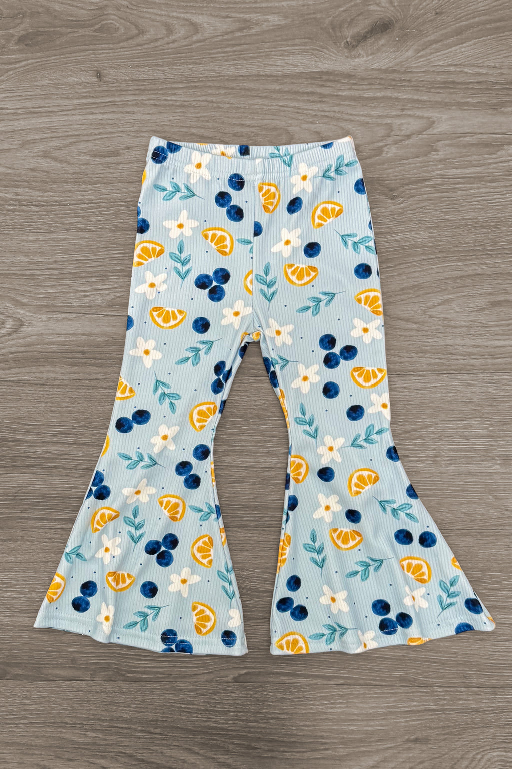 Blueberries & Lemons Flare Pant Set | Sparkle in Pink