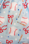 "Game Day" Baseball & Bows Dress | Sparkle in Pink